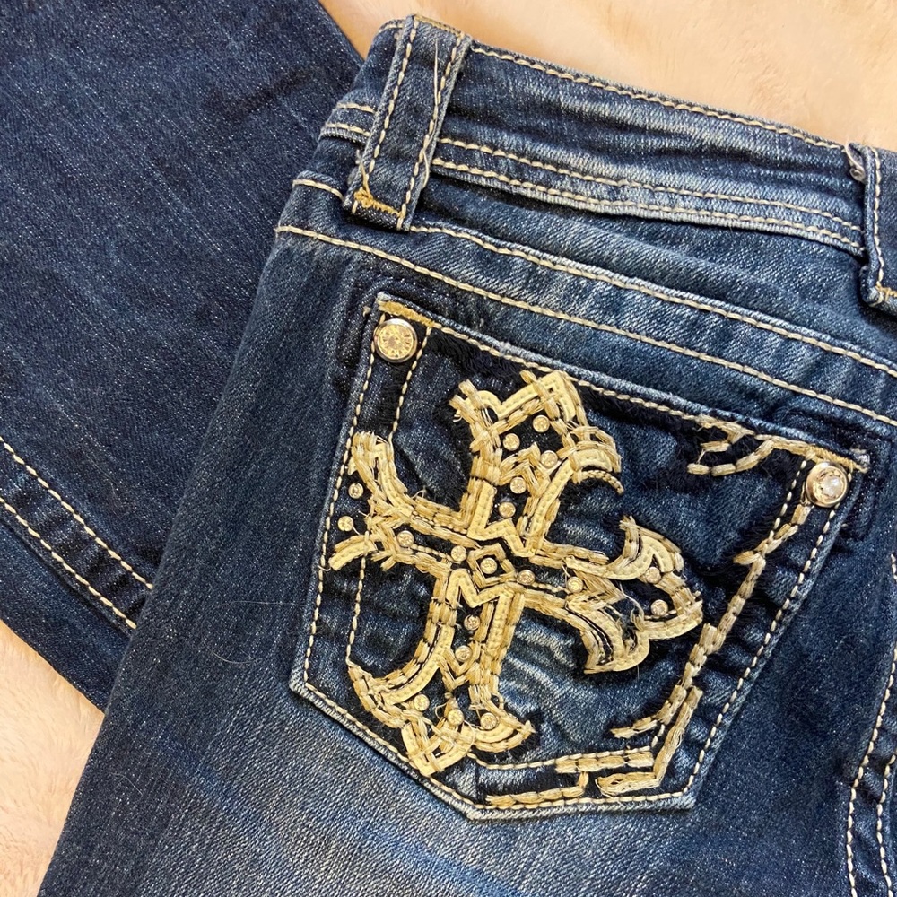 Buckle Miss Me Jeans 27 short boot western cowgirl - Picture 3 of 6
